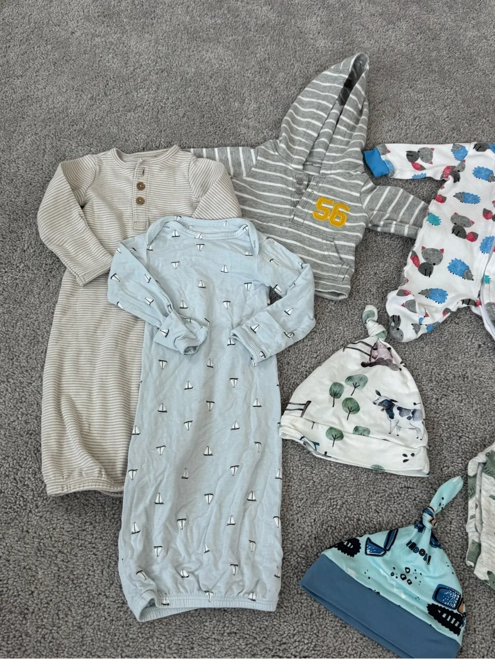 Baby boy newborn clothing bundle